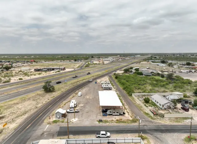 The park from the air, on the I-20 frontage road