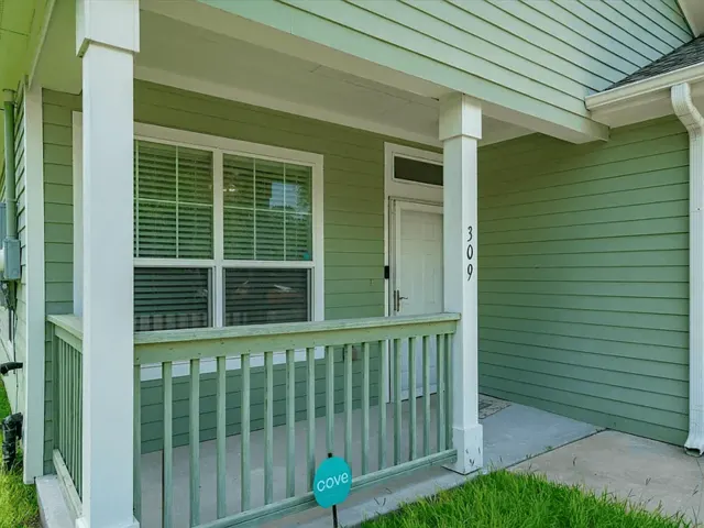Covered front porch